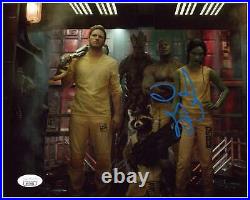 Zoe Saldaña Signed 8x10 Photo Guardians of the Galaxy Gamora Autographed JSA 3